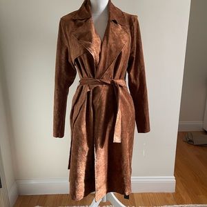 Blank NYC Suede Trench Coat
